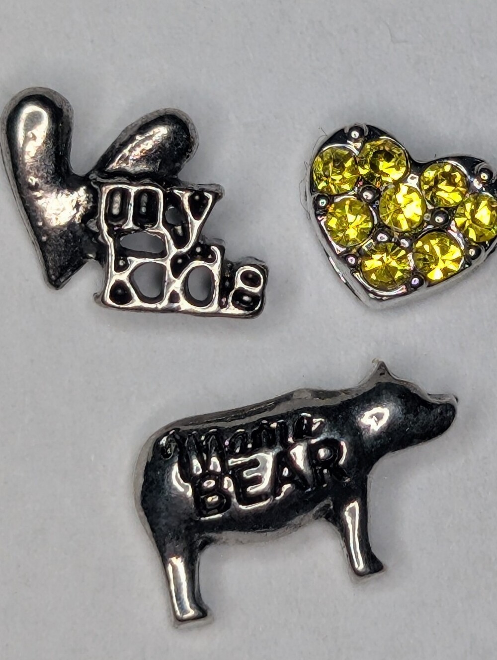 Origami Owl Mama Bear Charm Set